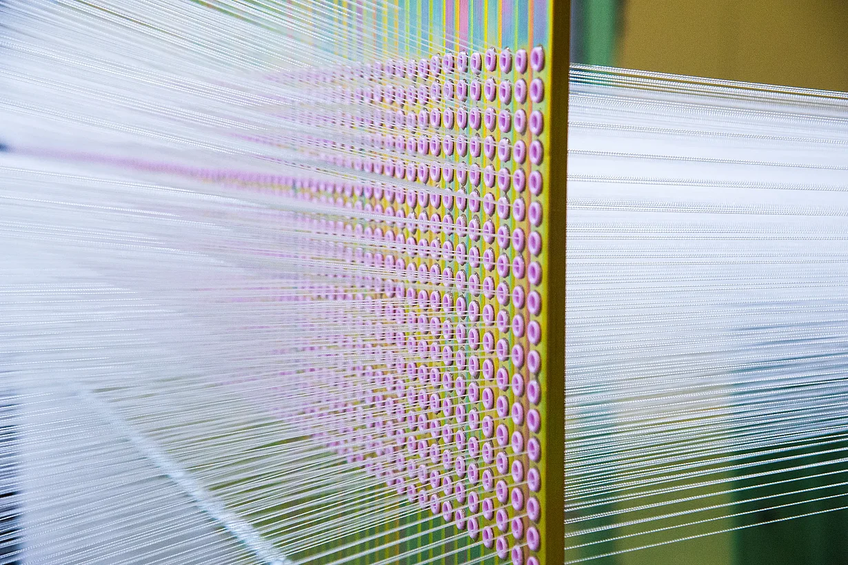 Kunststofffäden als Beispiel für die Nutzung von CO₂ in der Kunststoffherstellung.